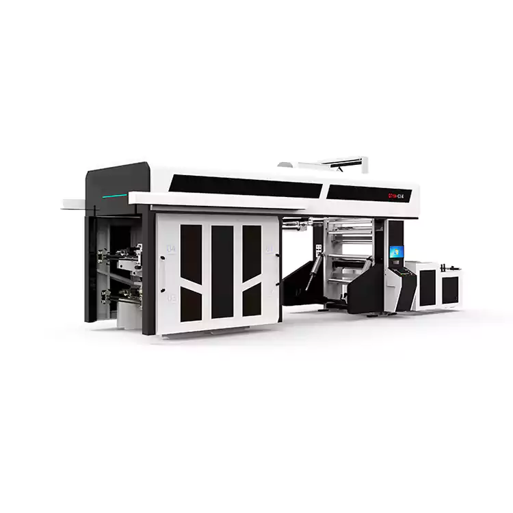 4-8 бои Flexographic Ci Пластична машина за печатење Flexo