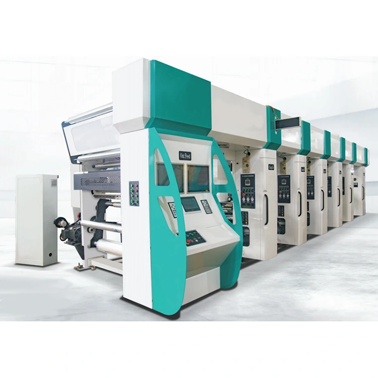 Компјутеризирана автоматска машина за печатење со ротогравир со три векторски мотор