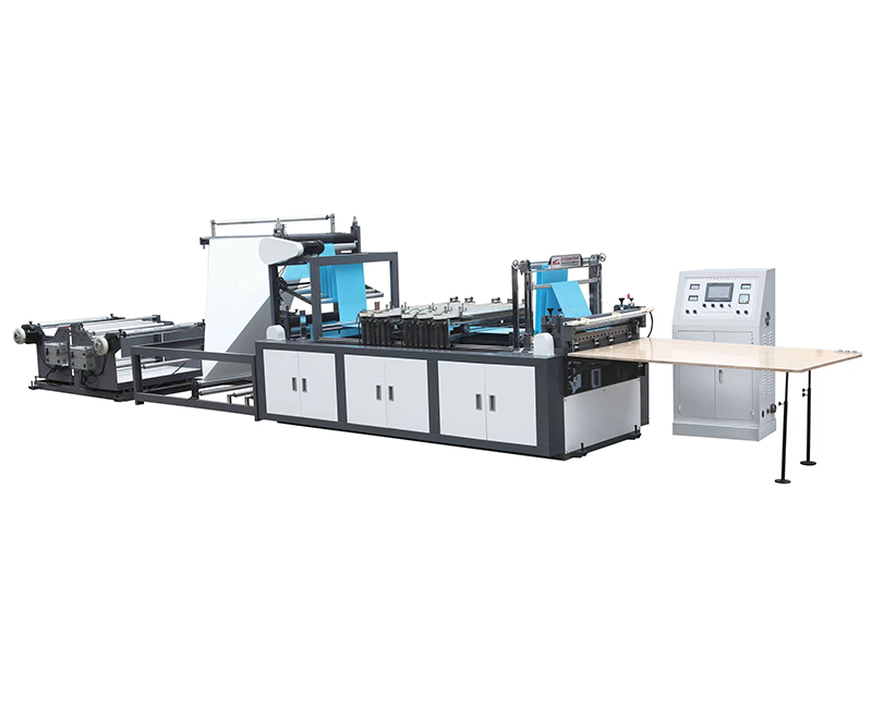 Целосно автоматска машина за запечатување и сечење кутии за складирање на неткаен материјал